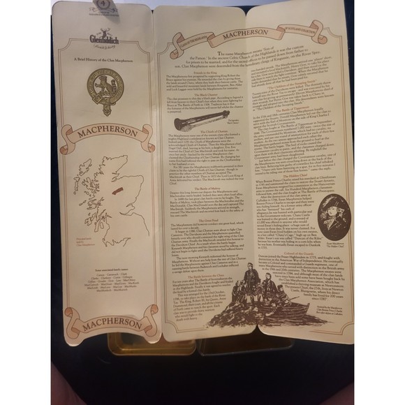 Vintage Glenfiddich Malt Scotch Collector Metal Tin Container ONLY - Picture 11 of 11